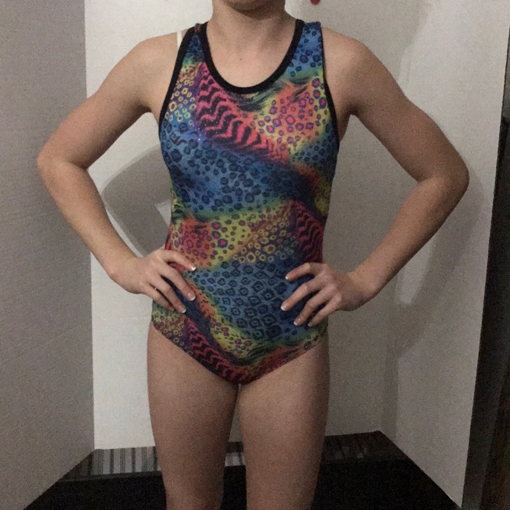 Girls animal print Leotard